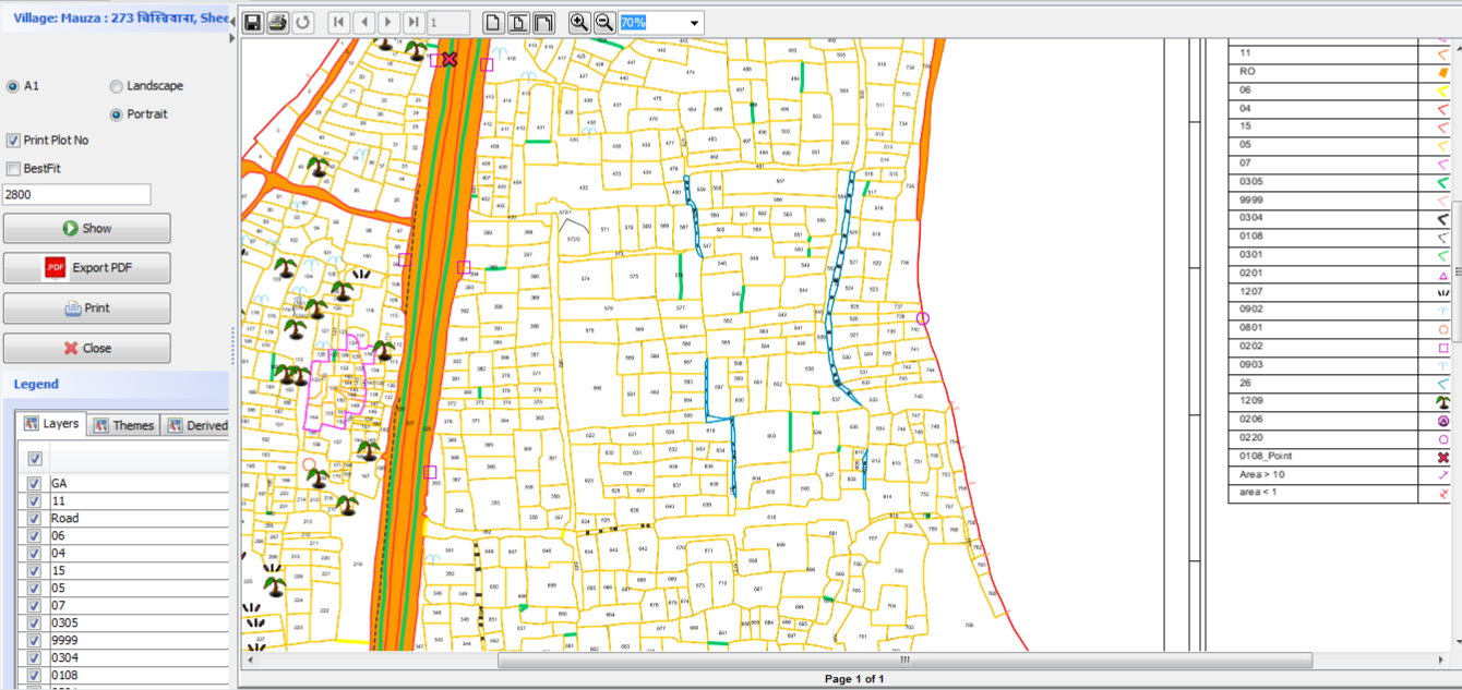 Land Survey Maps Online Maharashtra Bhu-Naksha (Indian Cadastral Mapping Solution)